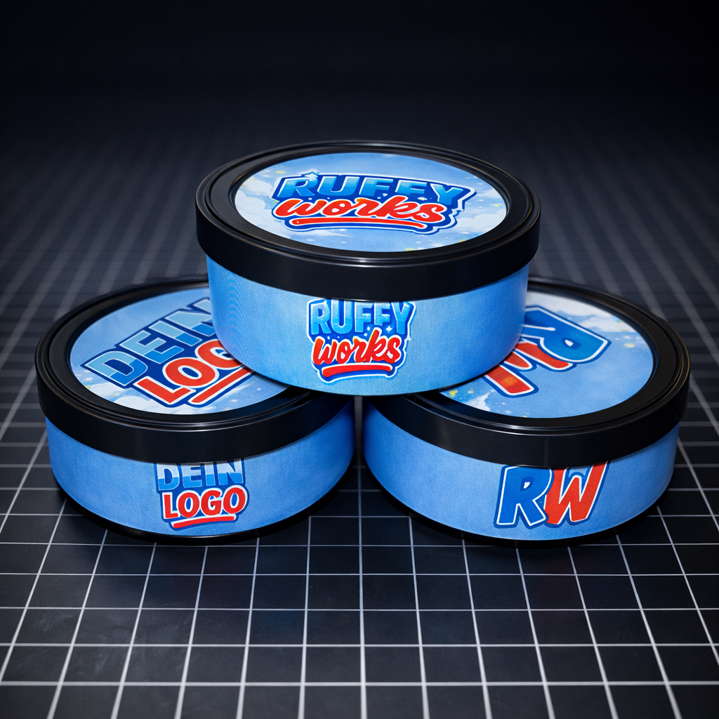 Dosen mit Ringdeckel & individuellem Etikett