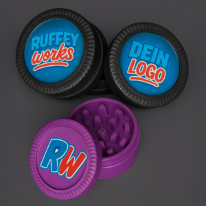 Premium Bio-Kunststoff Grinder – personalisierbar