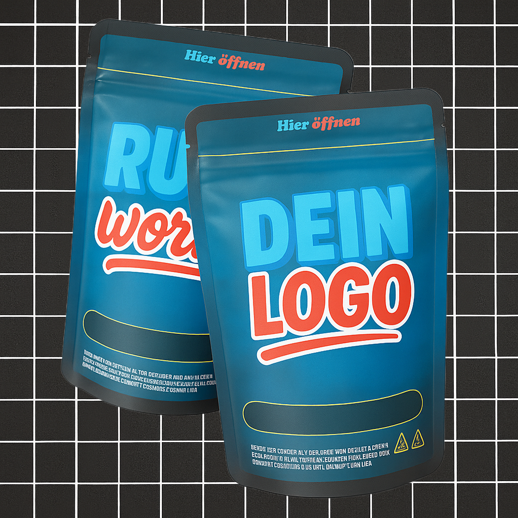 Individuell gestaltbare Mylar-Beutel 3,5g