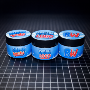 Personalisierter 50 ml UV-Glasbehälter aus Braunglas – Luftdicht & Bedruckt