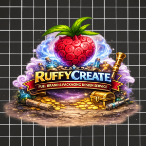 RuffyCreate – Full Brand & Packaging Design Service