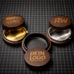 ROOM ASH – Personalisierter Walnuss-Aschenbecher